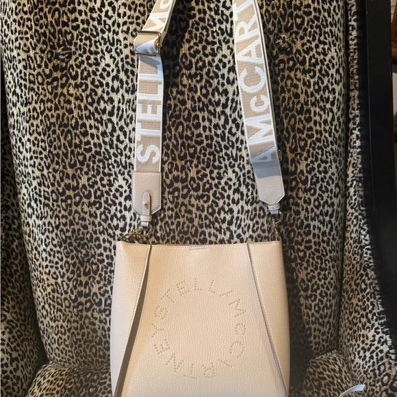 Stella McCartney Cream Shoulder Bag - Picture 2 of 10